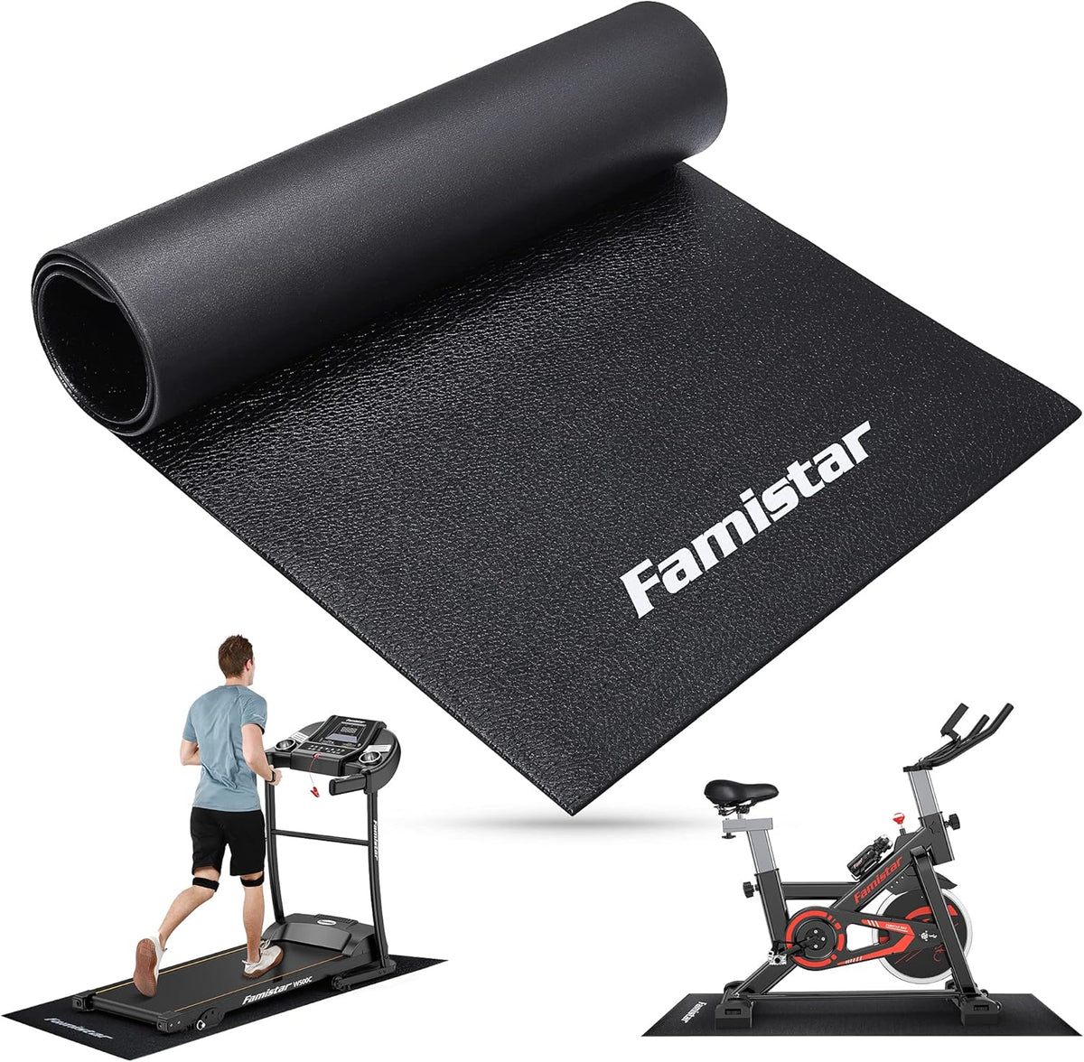 70"x30" Exercise Bike Mat Pack of 2 L82888