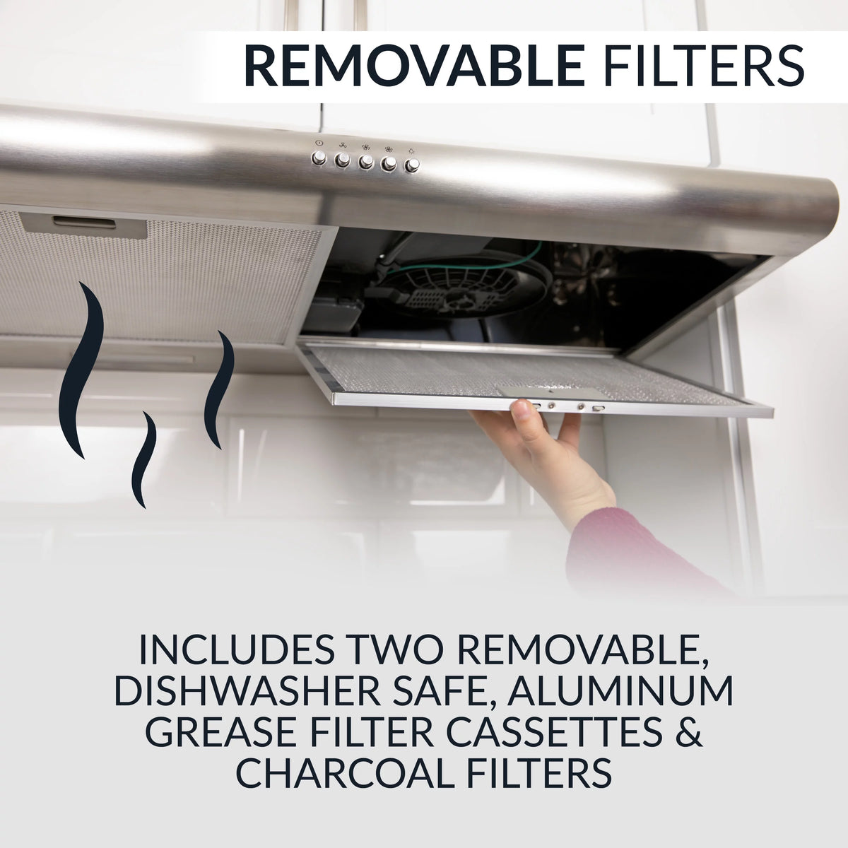 30-Inch Under the Cabinet Range Hood Stainless Steel K2501