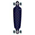 Checker Blue Drop Through Longboard Complete P9406