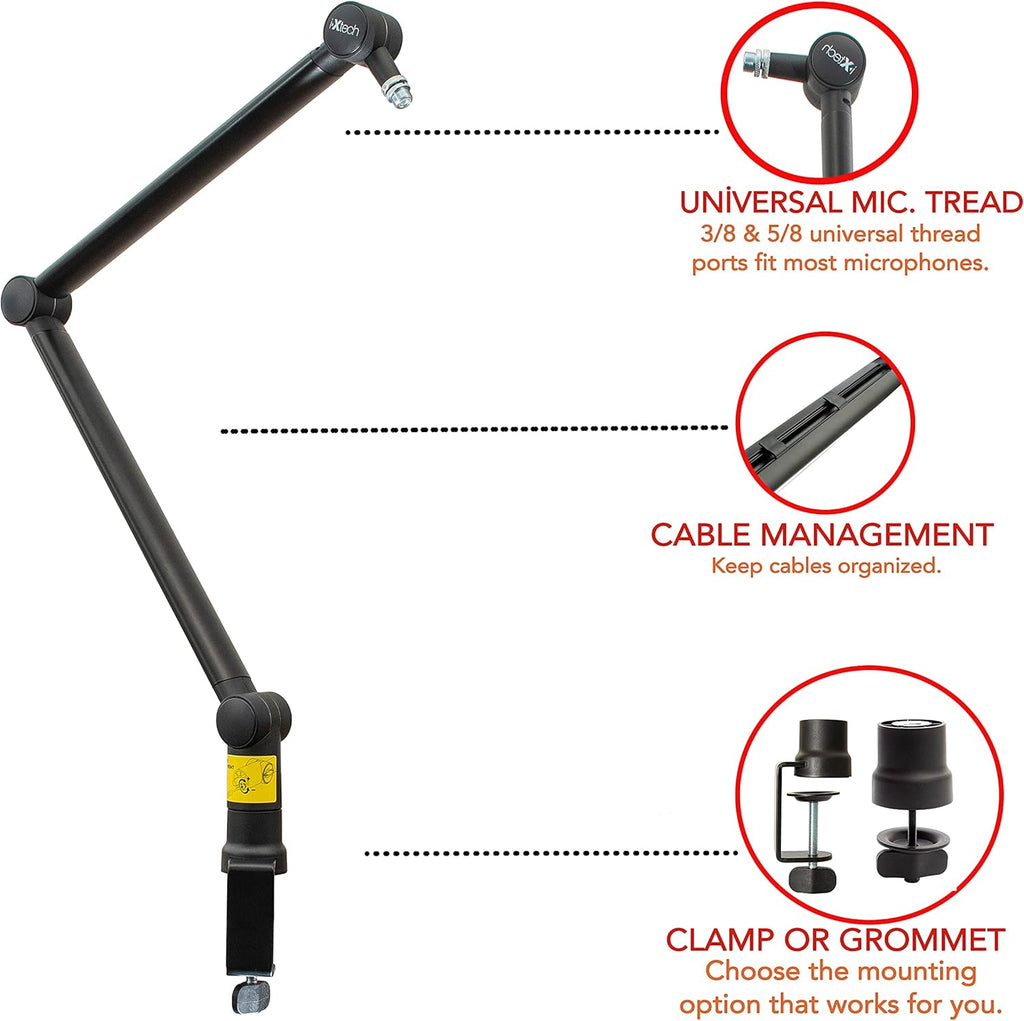 Adjustable 360° Rotatable Stainless Steel Microphone Arm K75304