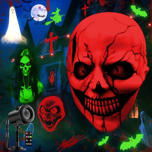Halloween Christmas Projector Lights Outdoor 3D Dynamic T99593