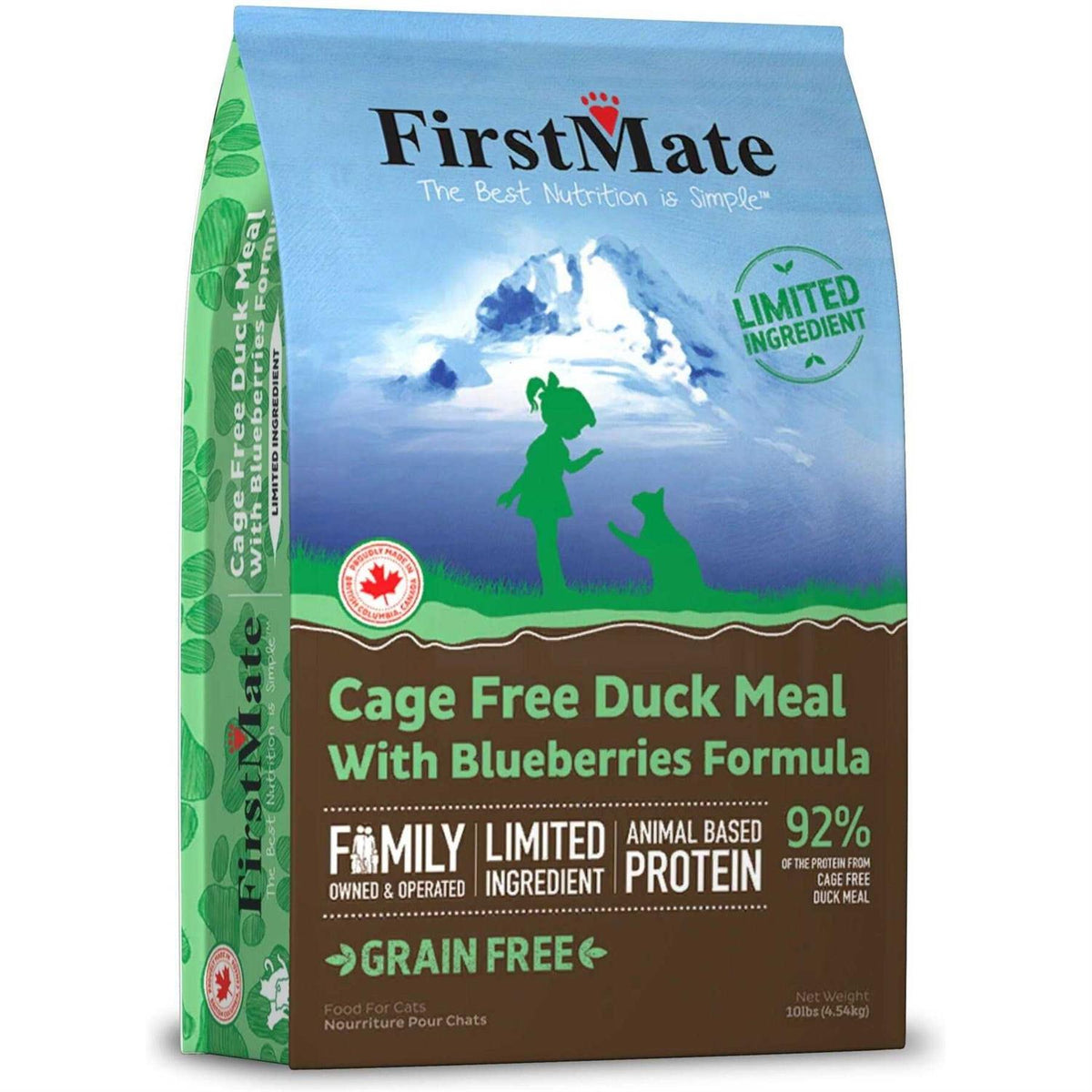 Cat Free Duck Blueberries Food U3017