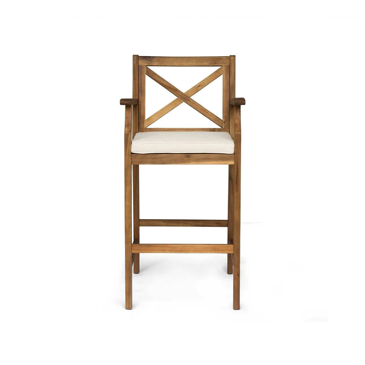 Acacia Wood Barstool Set of 2 A6846