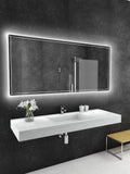 70 x 32 Rectangle Dual Lighted Mirror T62264