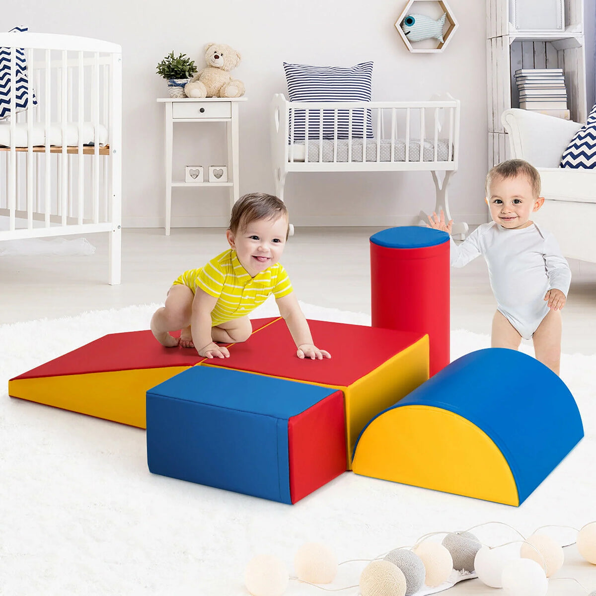 5 Piece Climb and Crawl Foam Play Set J91633
