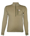 Burnt Olive Heavyweight Quarter-Zip W55898