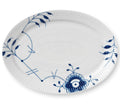 Blue Fluted Mega Oval Plate K268183