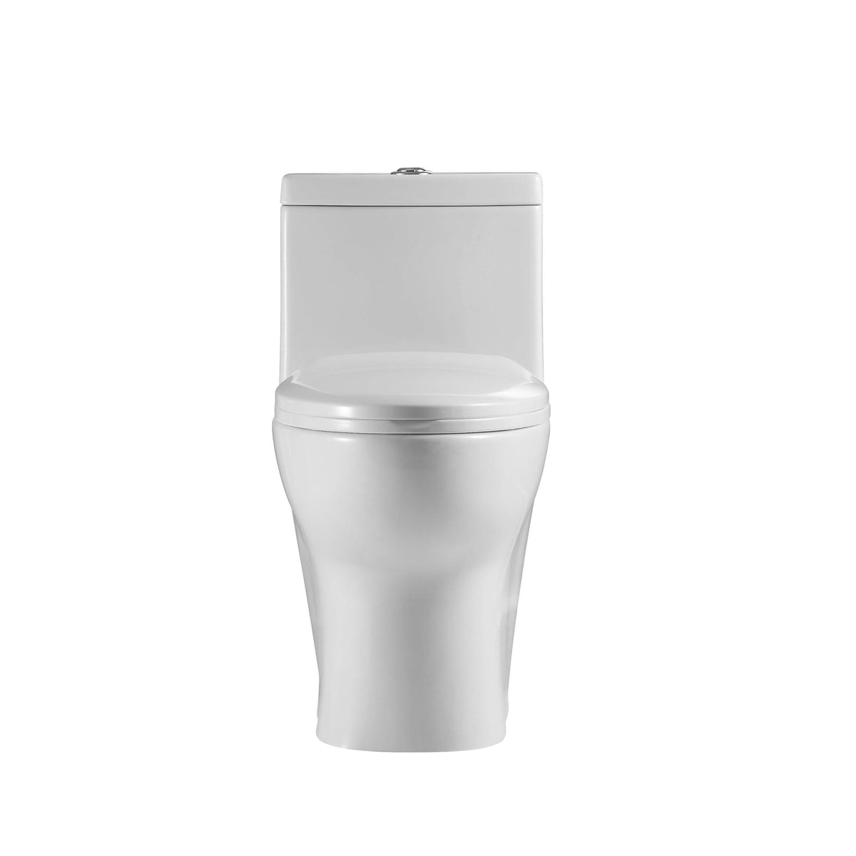 White Contemporary Elongated Toilet M325972