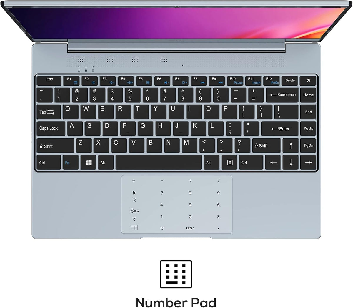 14” Windows 10 Laptop Computer, 8GB RAM 256GB SSD, Silver Gray Z3865