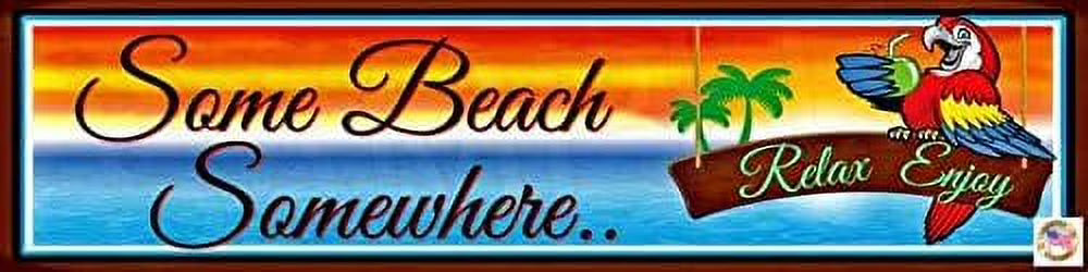 Mini Street Sign 3"X12" All Weather Metal Bar Sign F915