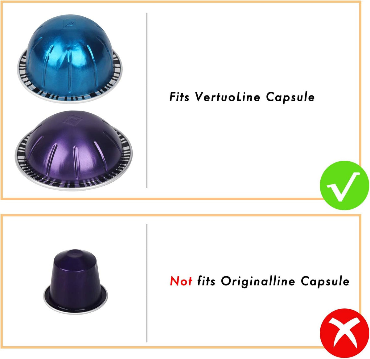 Reusable Aluminum Foil Seals Kit for Nespresso Vertuoline Capsules B3809