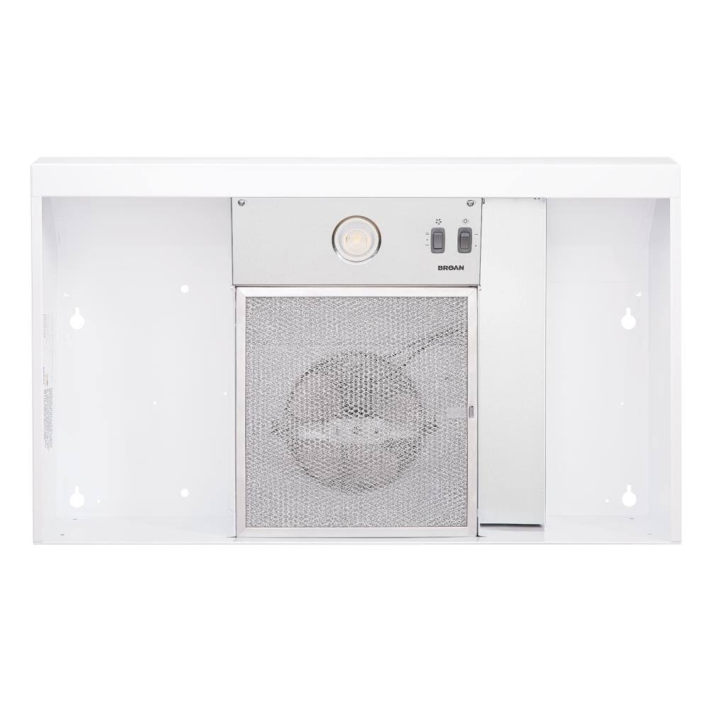 White 30-in Convertible Undercabinet Range Hood U4918
