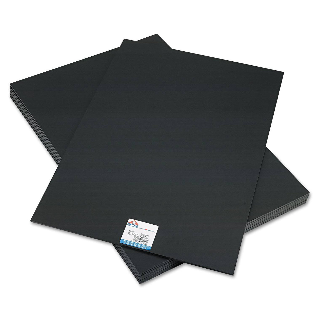 Polystyrene Foam Board, 20 x 30, Black, 10/Carton V295138