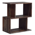 Gray Solid Sheesham Wood Bookcase V9901