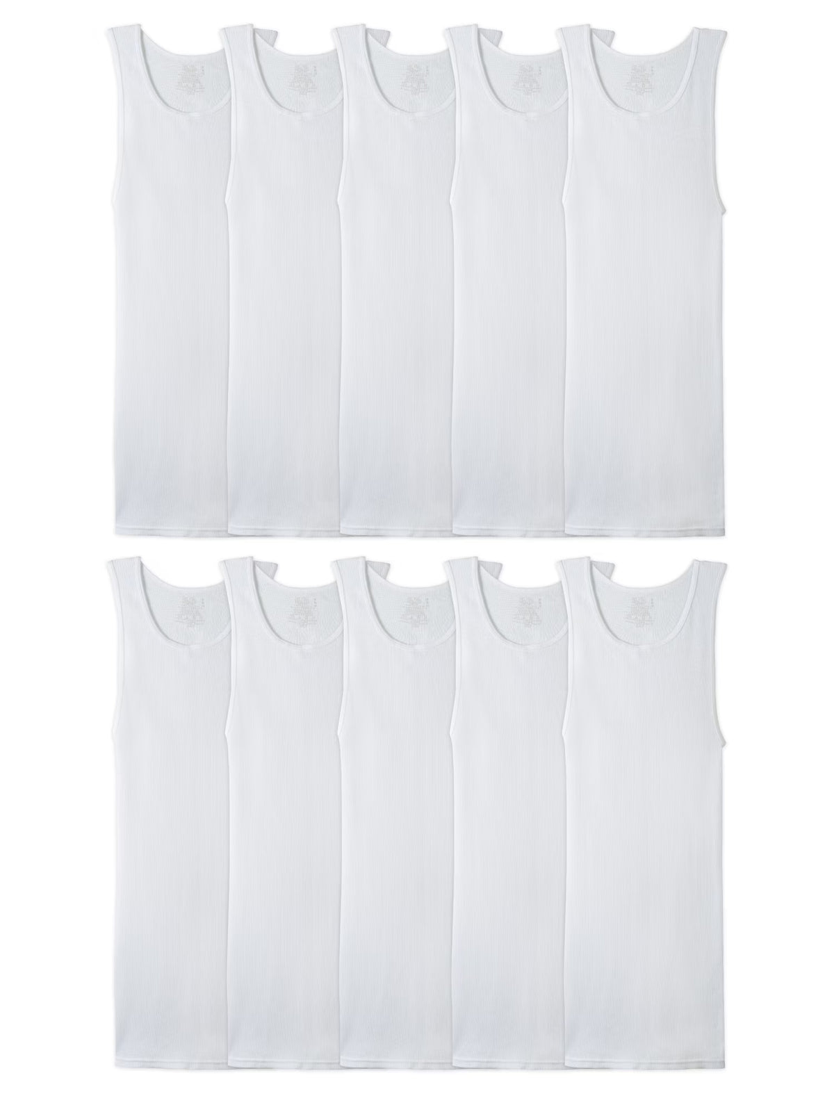 White Tank A-Shirts 10 Pack H7522