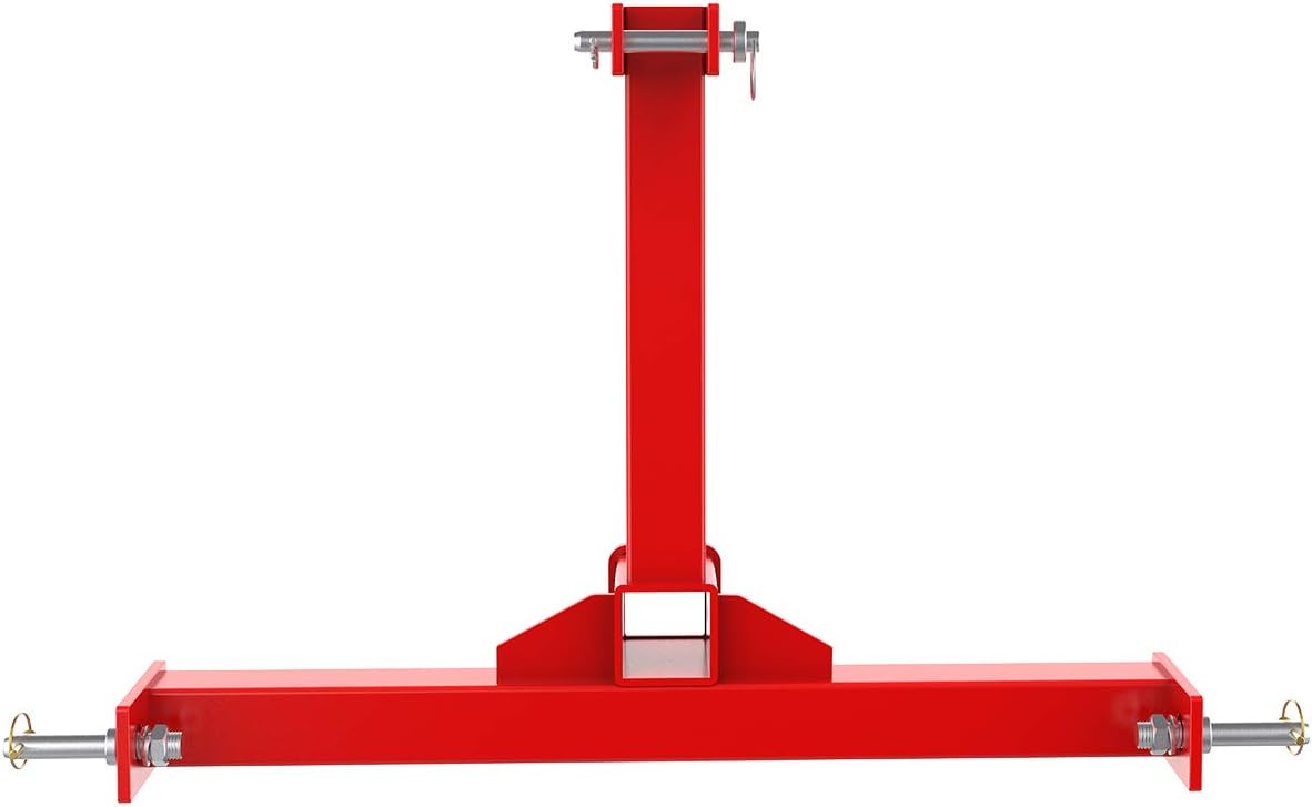 Red 3 Point Trailer Hitch with 2 Receivers Q63814