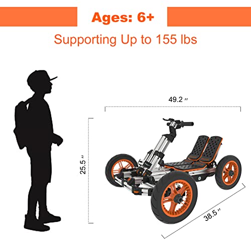 Electric Go Kart Battery Powered 800W Motor N73584