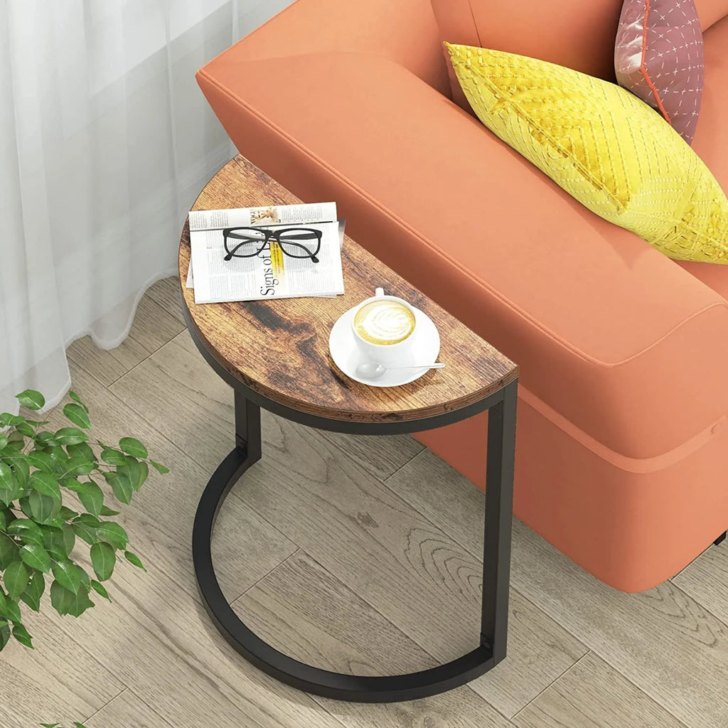 Brown 2PCS Slim Side Table O82057