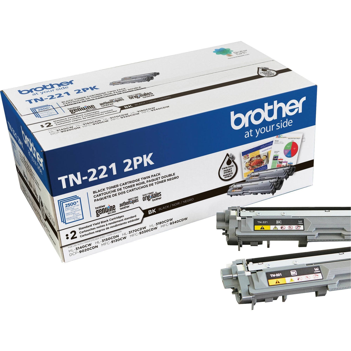 Black Toner Cartridge Twin Pack C971156