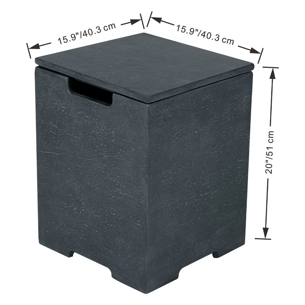 Square Propane Tank Cover Table G3332