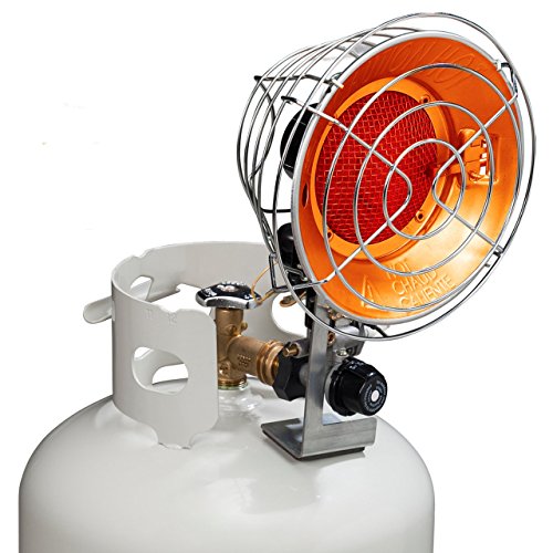 Silver 15,000 BTU Propane Gas Tank Top Heater I2048