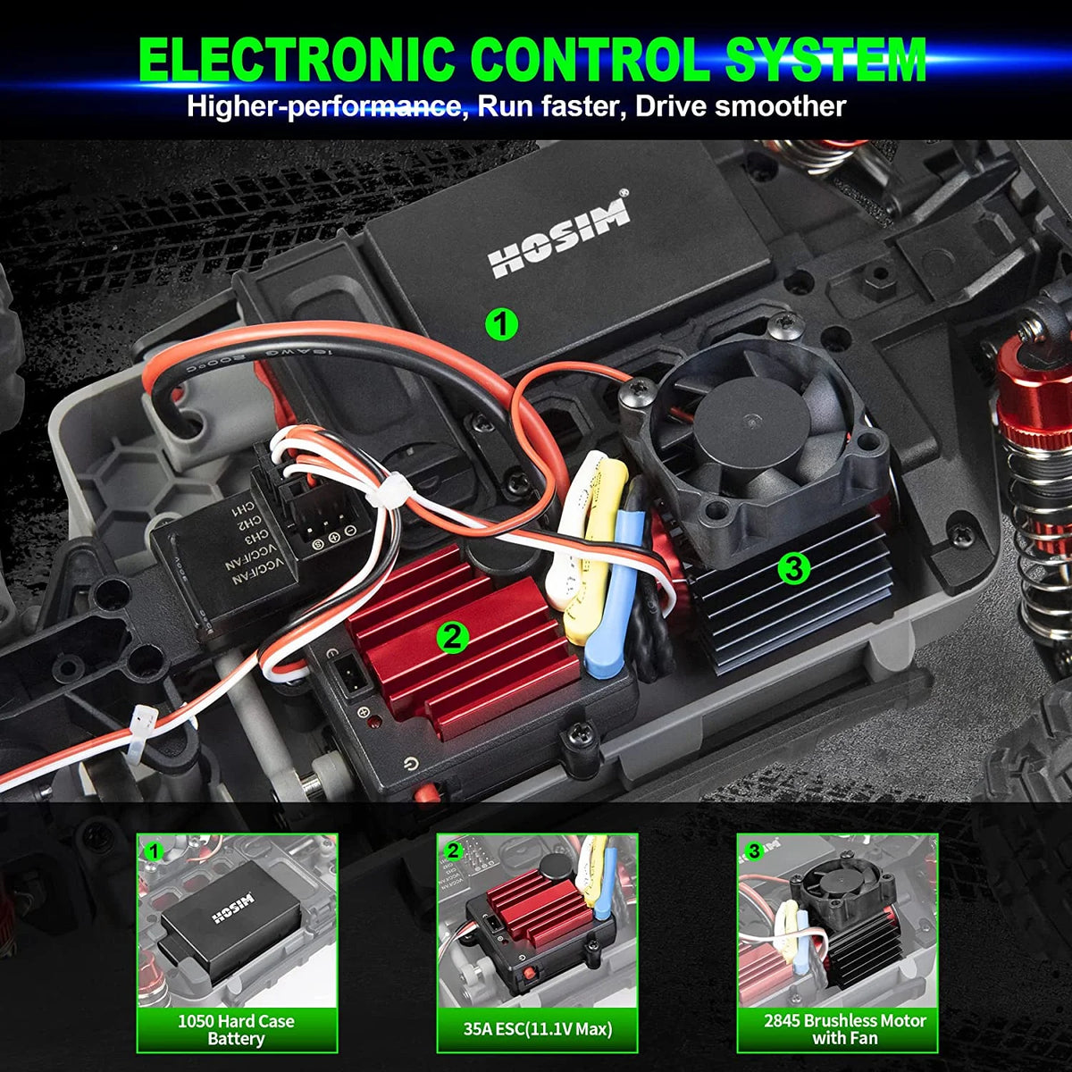 Brushless RC Car 1:16 4WD Off-Road Remote Control Truck X217567