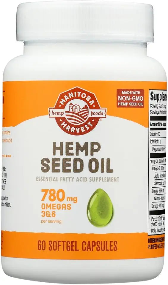 Hemp Seed Oil 1000Mg 60 Sgel Pack of 4 Y815