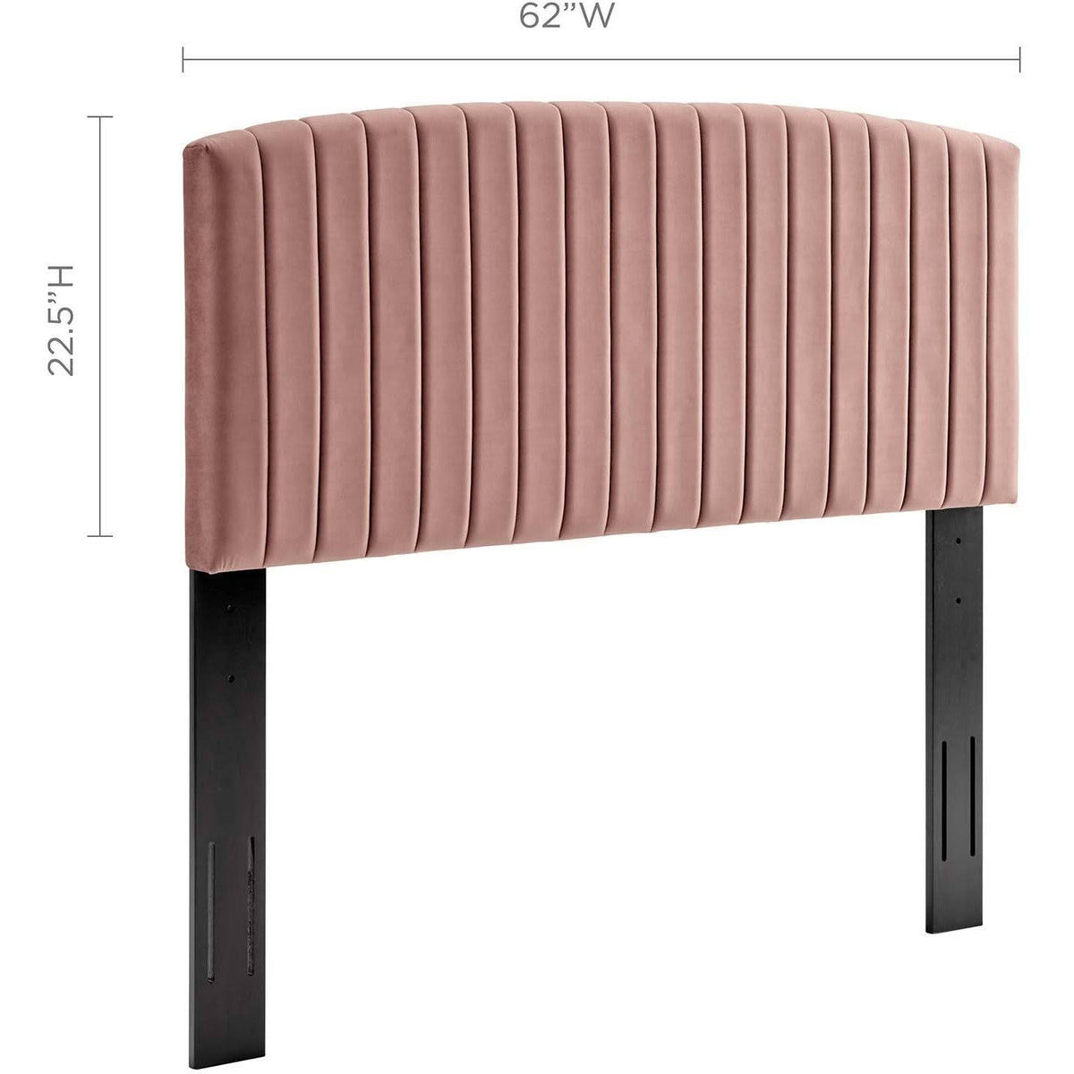 Teal Performance Velvet Full / Queen Headboard P26013
