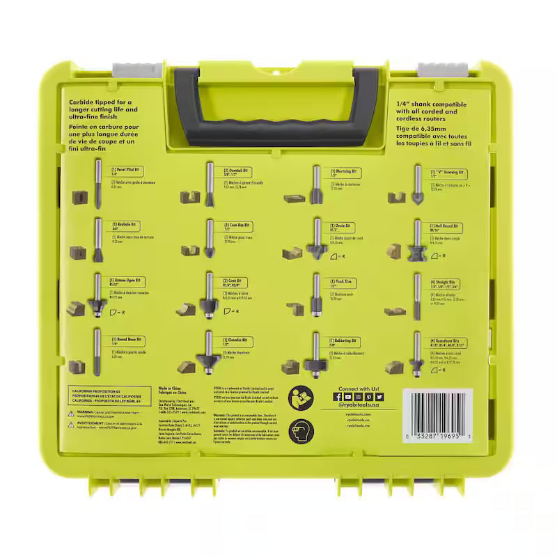 24-Piece Router Bit Set N1864