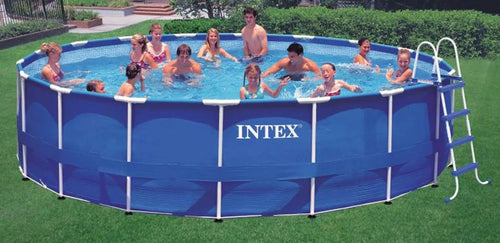 18ft x 48in Round Above Ground Swimming Pool Set E81808