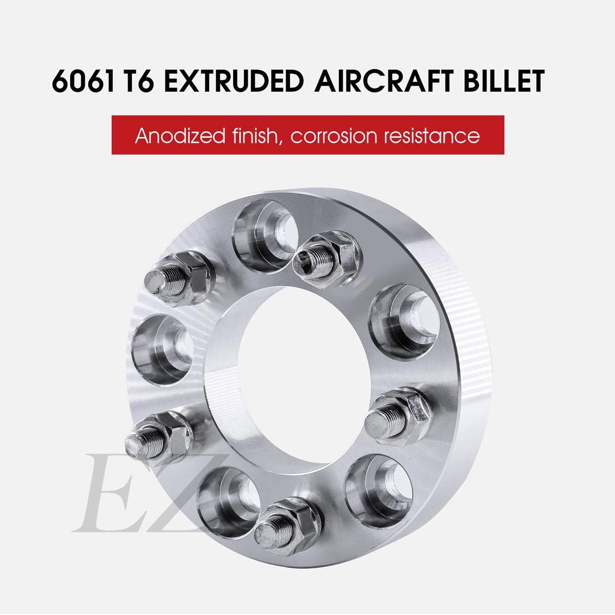 2 Billet Wheel Adapters 5x135 Thickness 1.5 Inch Pack of 2 S62120