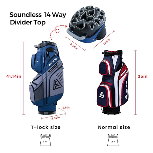 14 Way Golf Cart Bag with Rain Cover W449763