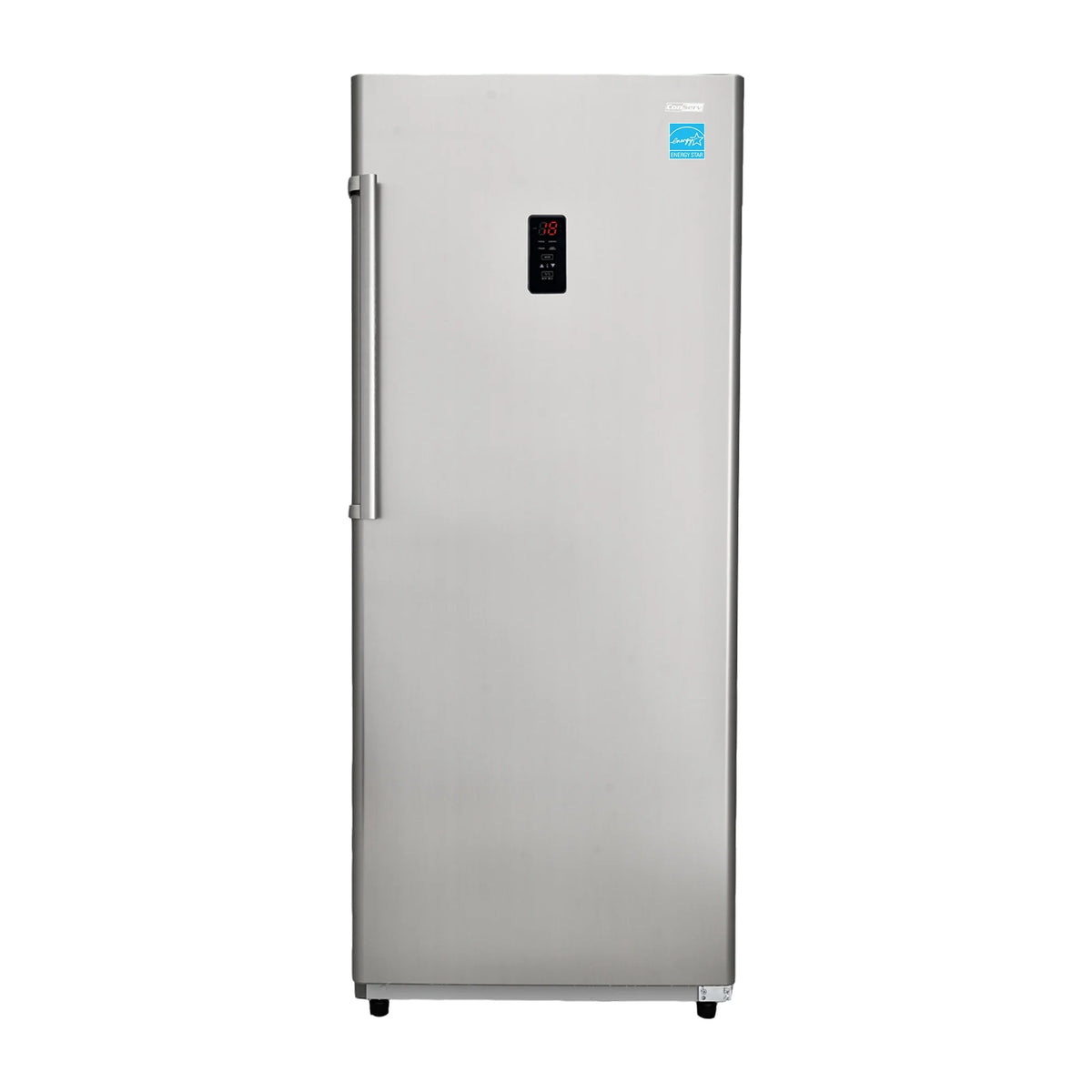17 cu. ft Convertible Upright Freezer/Refrigerator in Stainless with Reversible Door U862