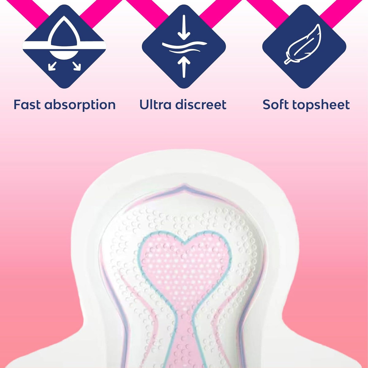 72 Count Ultra Thin Pads with Wings X98191