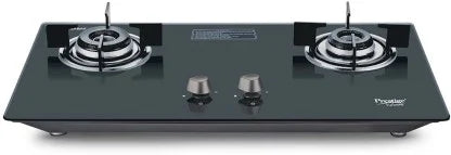 Black 2 Burners Gas Hob I120