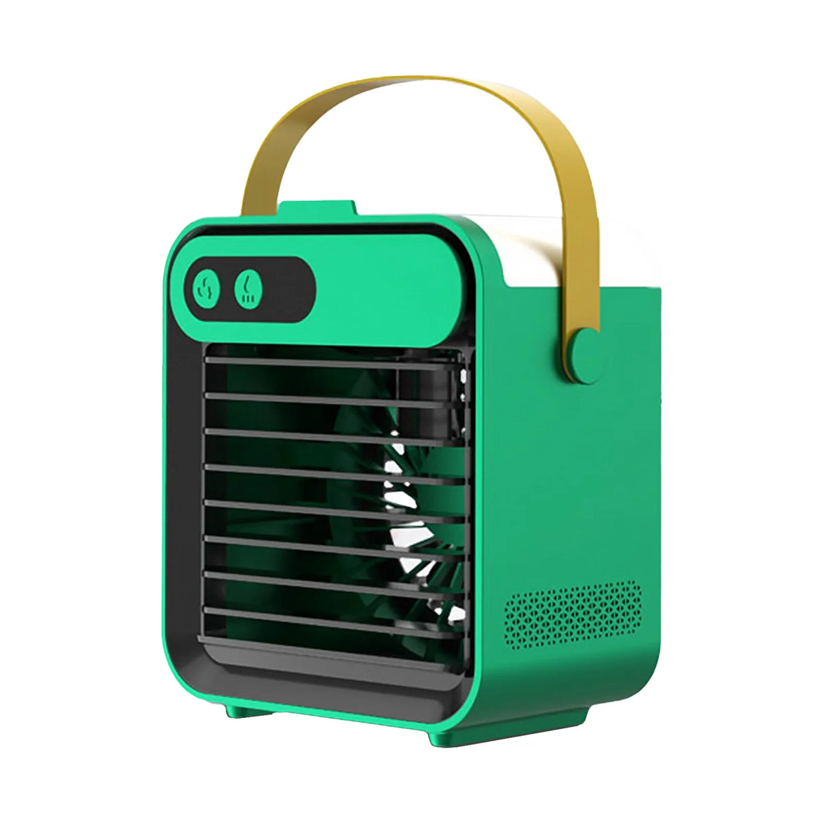 Air Conditioner Fan with Phone Holder Mirror 180mL 3 Speeds USB X74598