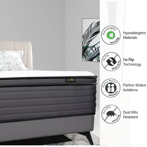 10 Gel Memory Foam Innerspring Hybrid Twin Mattress P216