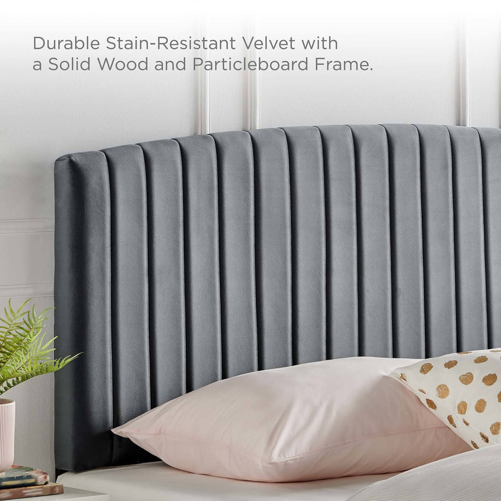 Teal Performance Velvet Full / Queen Headboard P26013