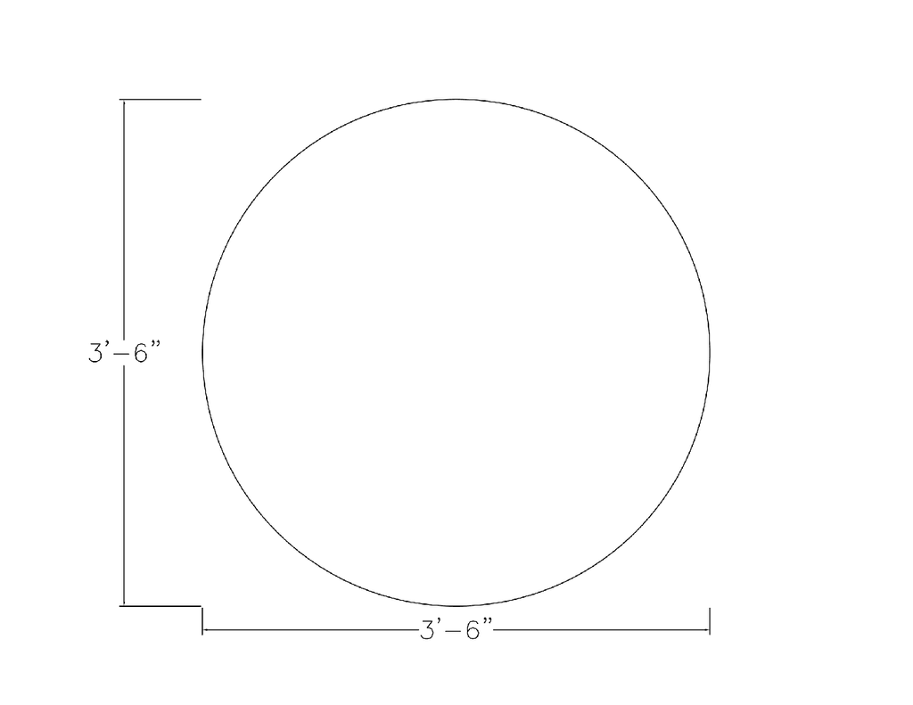 Round Office Table with Pedestal Base W89541