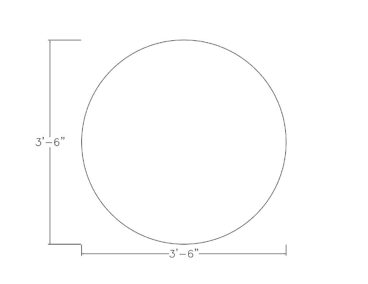Round Office Table with Pedestal Base W89541