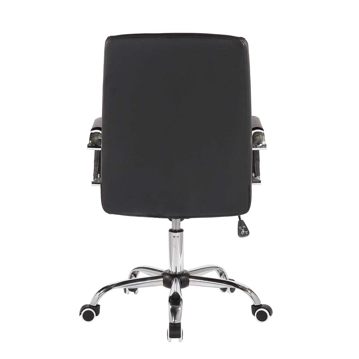 White PU Leather Swivel Office Chair U5545