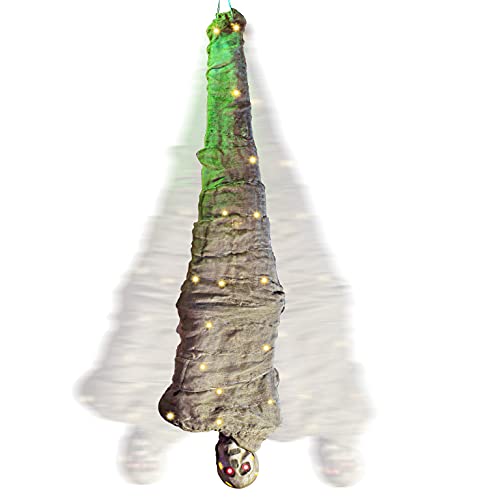 65" Animated Hanging Cocoon Corpse with Lights and Sound L32698