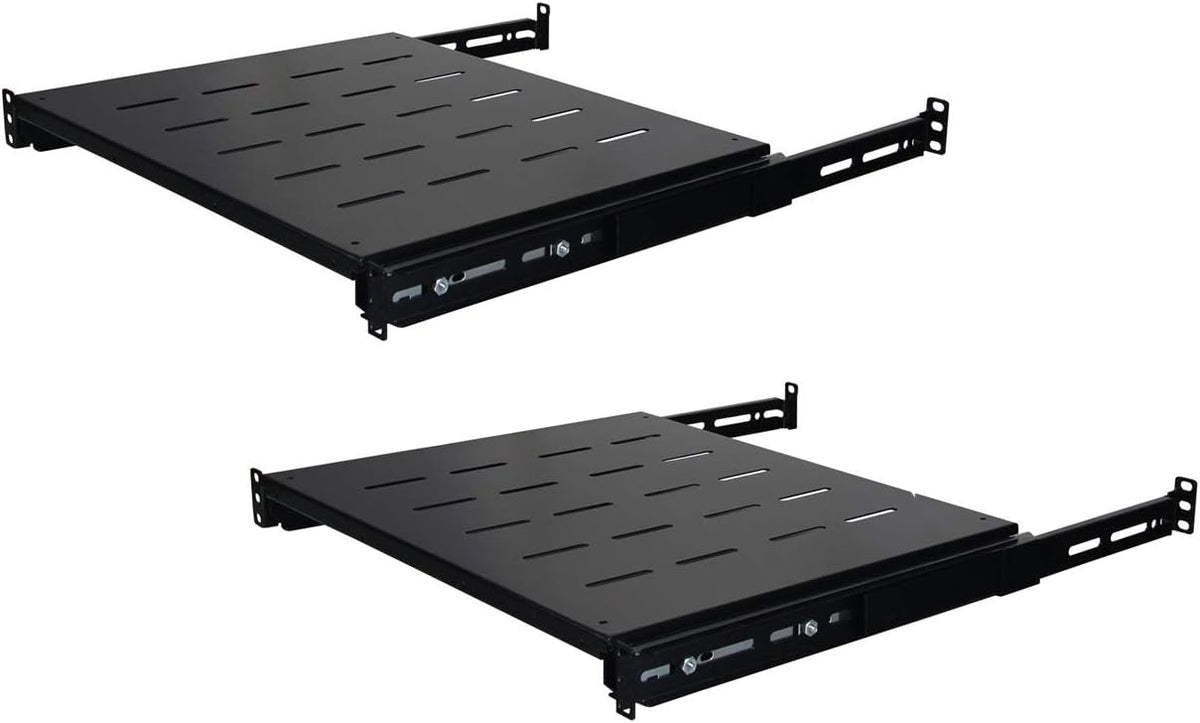 19'' Wide Fixed Shelf for Server Cabinet, 2 Pack V541