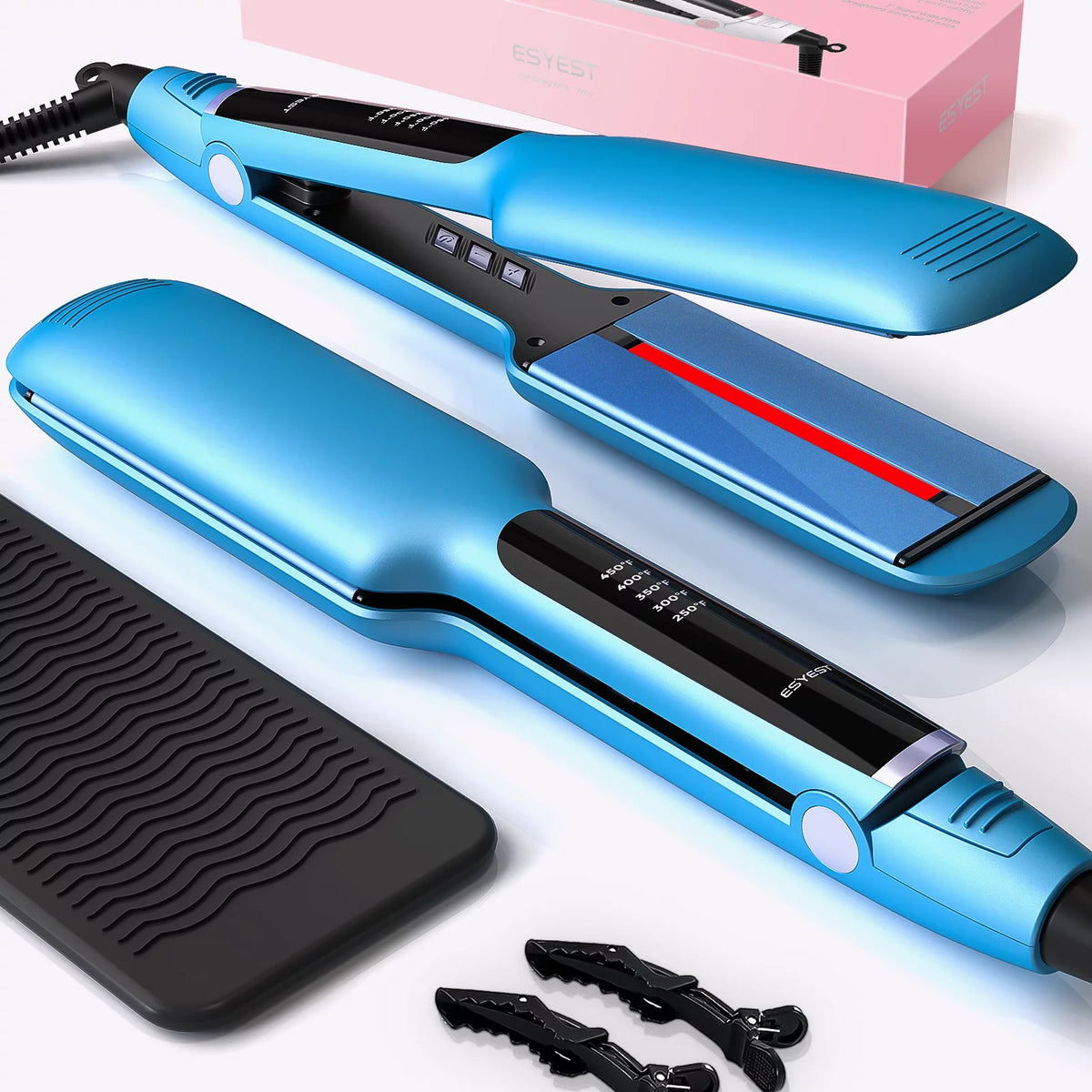 2" Titanium Ceramic Hair Straightener V3227