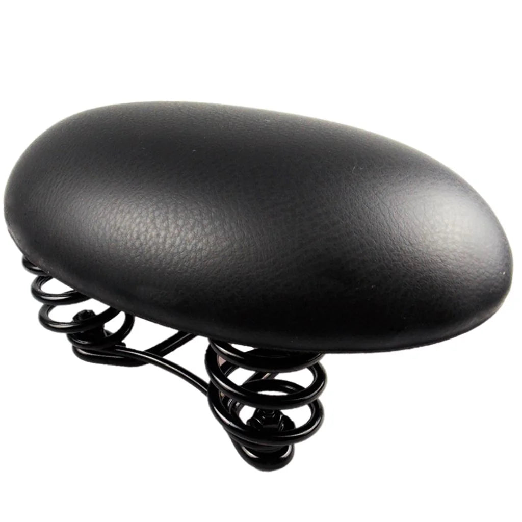 Noseless Bike Seat Saddle with Shockproof Spring Q4436