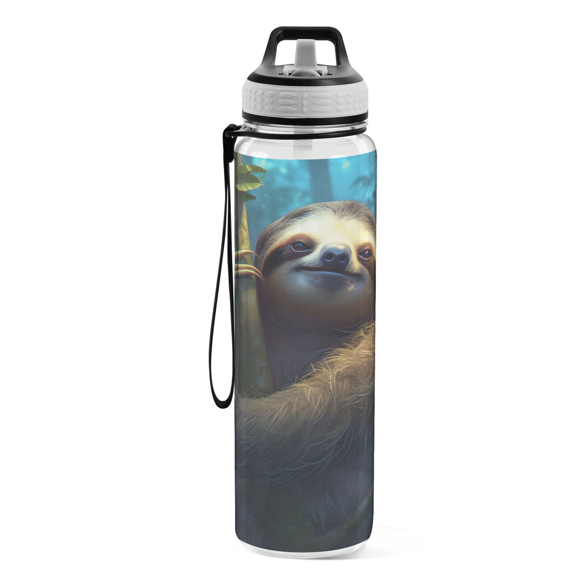 32oz Tritan Leakproof Clear Water Bottle with Straw I11324