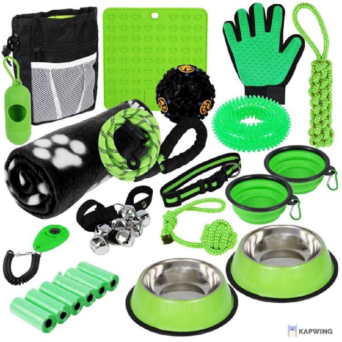 Puppy Starter Kit Dog Toys Dog Bed Blankets Grooming Tool U7070