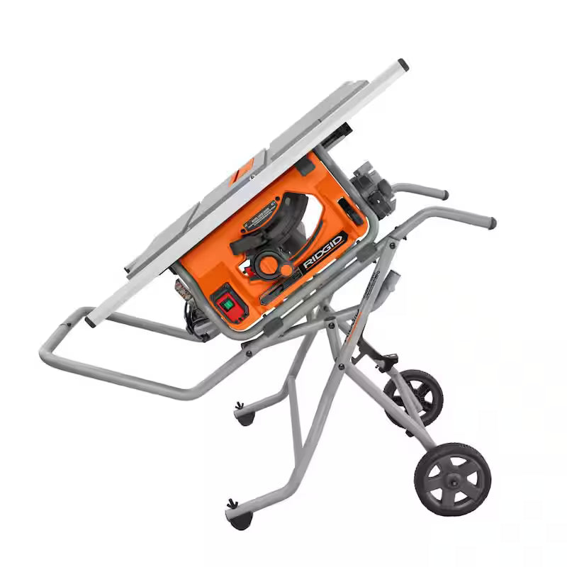 10 in. Portable Table Saw with Rolling Stands I327
