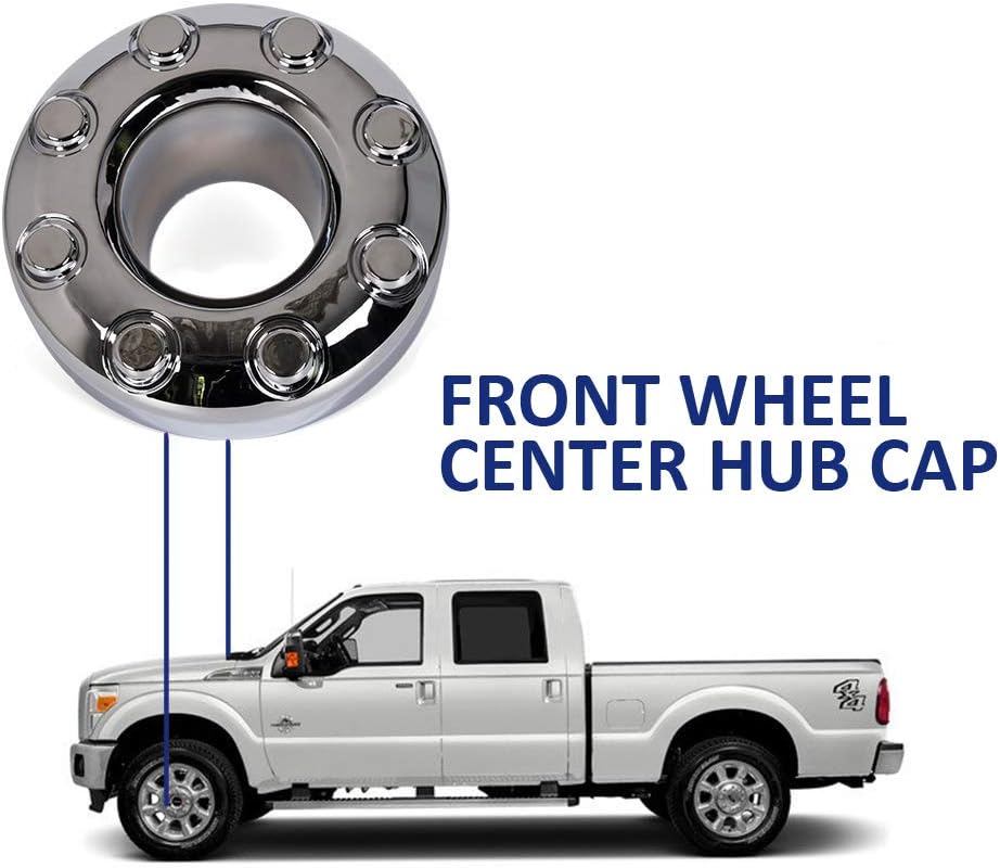 Front Wheel Center Caps for Dually Truck Pickup 4x4 Open Wheel Hub Cap N701031