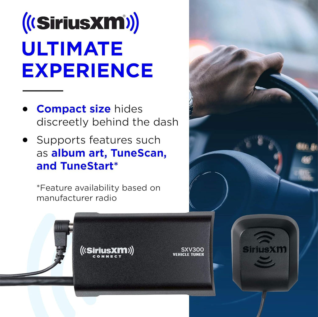 Black Satellite Radio Vehicle Tuner Pack of 2 X428